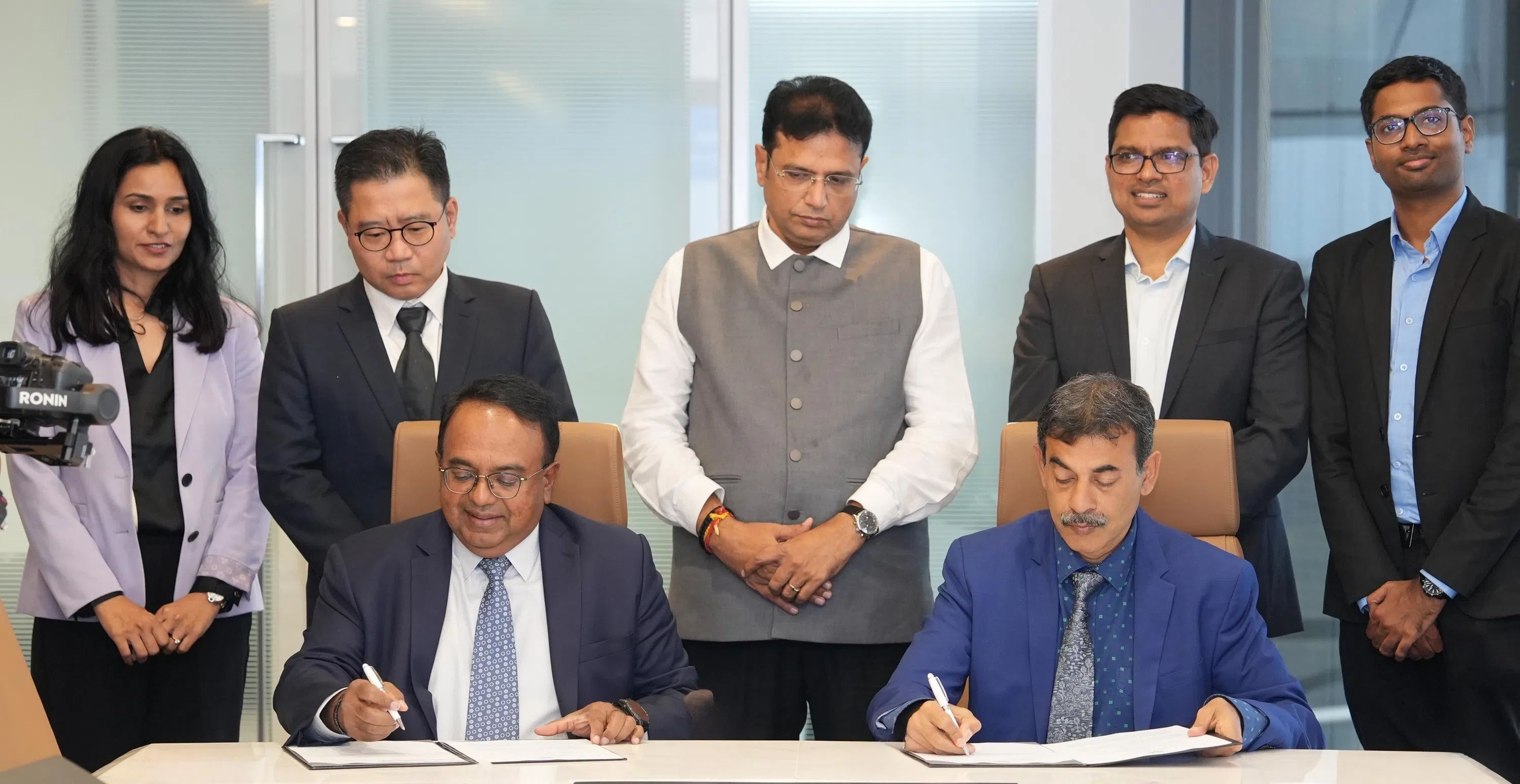 Signs MoU with Telangana Government