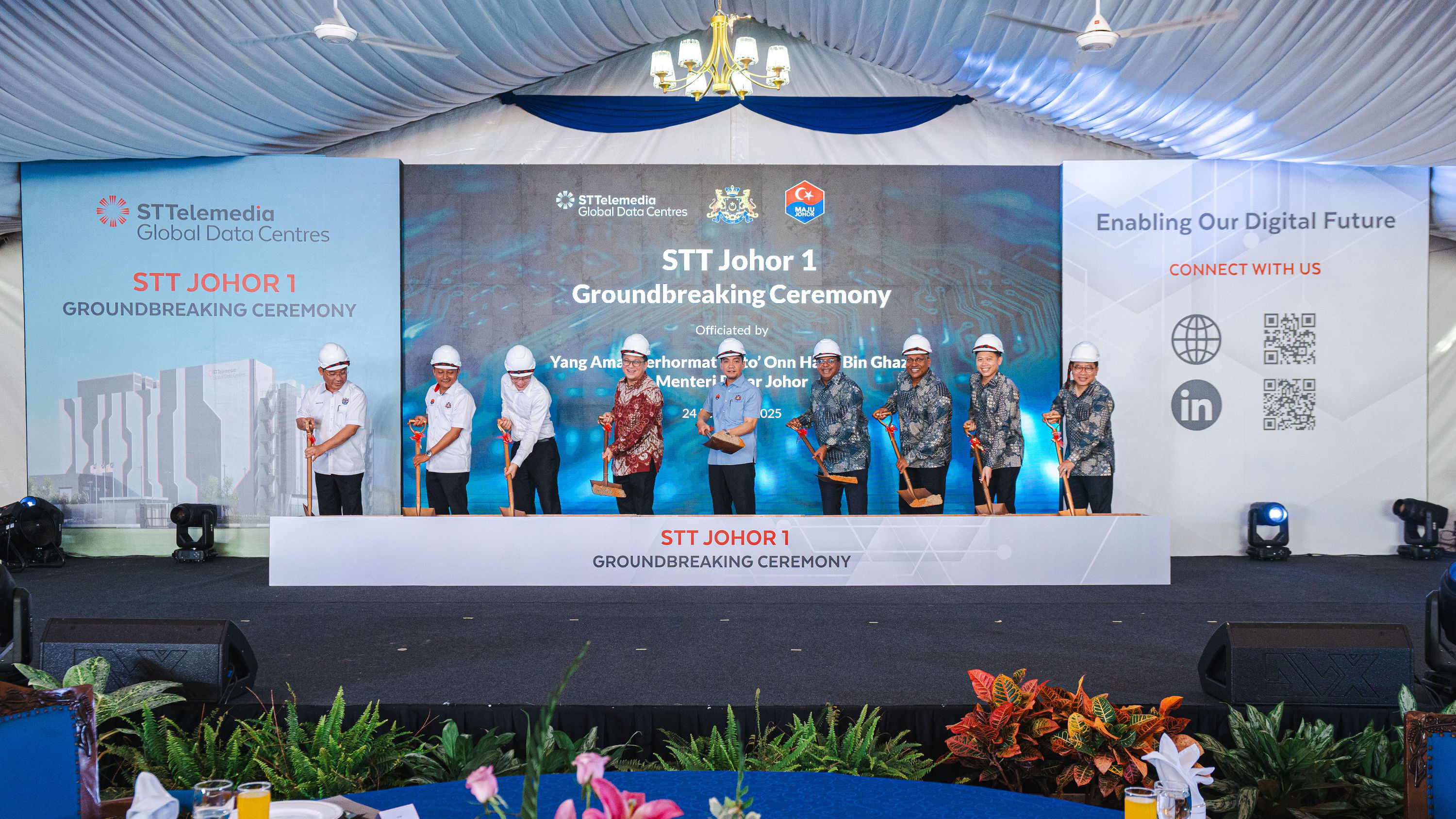 STT GDC breaks ground for STT Johor 1, the first data centre facility of the STT Johor campus