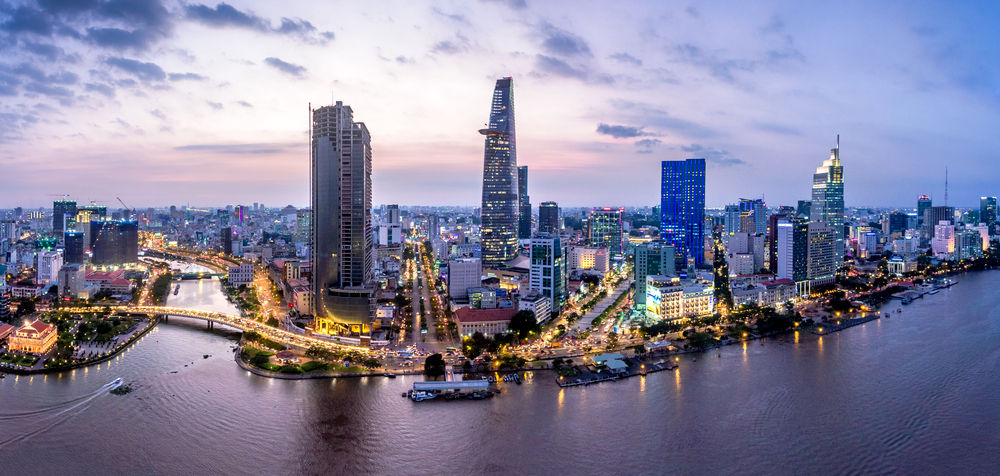 Skyline image of Ho Chi Minh City, Vietnam