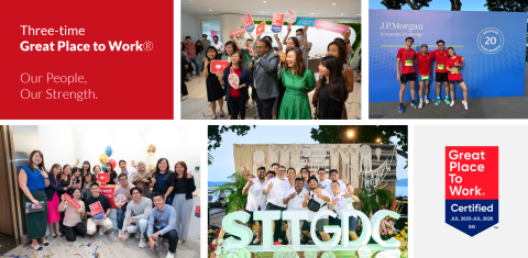 STT GDC certified as a Great Place to Work for third consecutive year